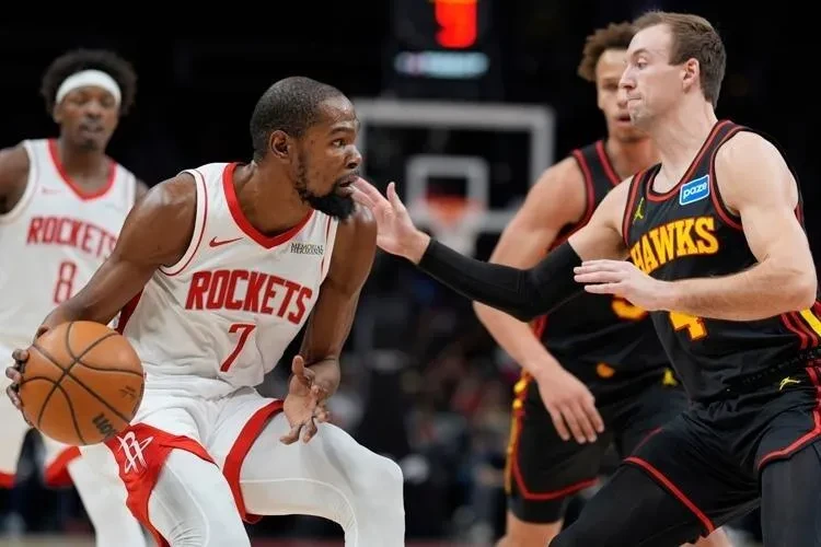 Rockets Redam Hawks, Kevin Durant Cemerlang dengan 31 Poin